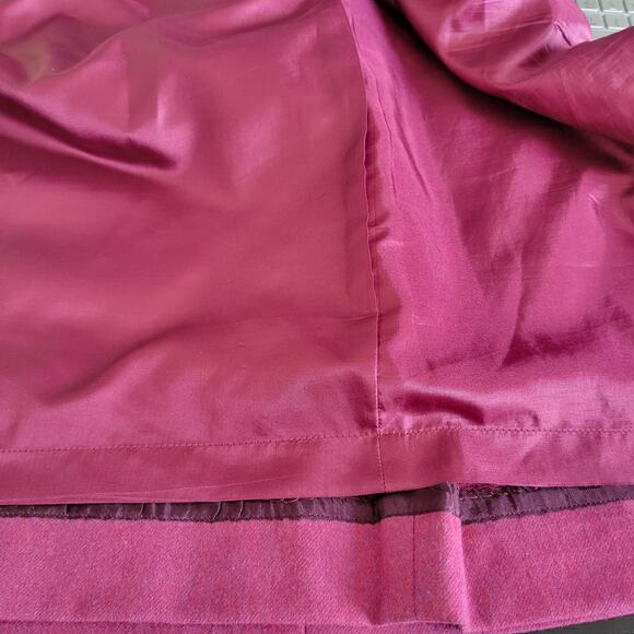 Pendleton Marled Virgin Wool A-Line Skirt Purple Classic Fall Winter Women 8 - Picture 8 of 10